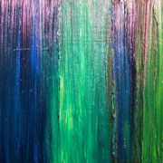 Greens & Blues Painting